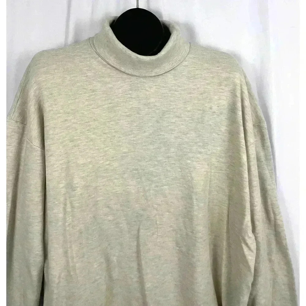 VTG Aeropostale Beige Turtleneck Top‎ Men's LARGE - Picture 8 of 10